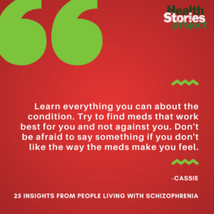 25 Insights From People Living with Schizophrenia
